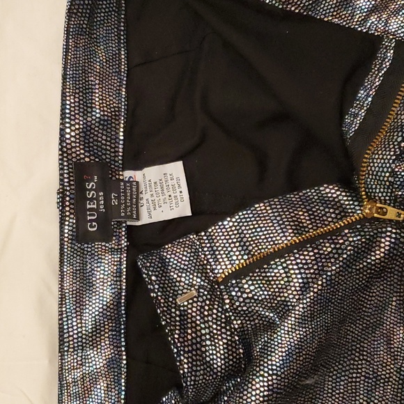 Psychedelic Iridescent Guess Jean's size 27 - Picture 2 of 3